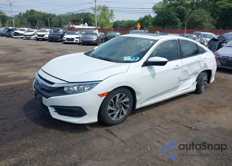 2018 Honda Civic Ex z USA, uszkodzony, nr VIN 2HGFC2F78JH547369